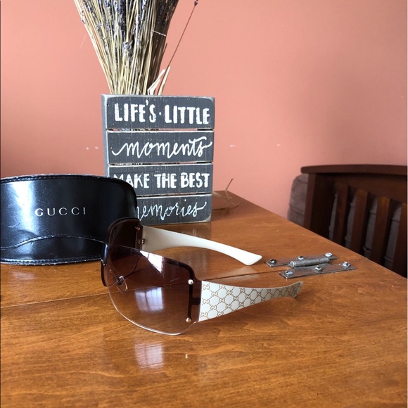 GUCCI brown and cream sunglasses - Picture 2 of 6